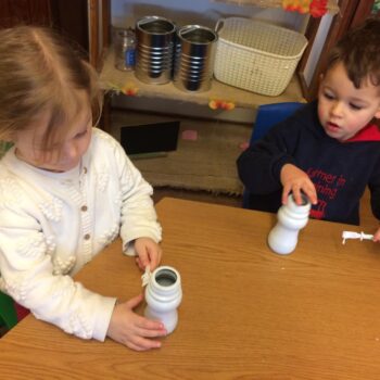 Building A Snowman At Little Owls Daycare For Babies In Norfolk (3)