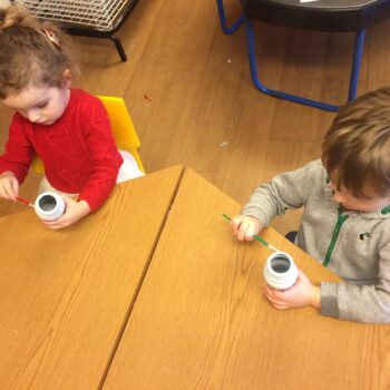 Building A Snowman At Little Owls Daycare For Babies In Norfolk (5)