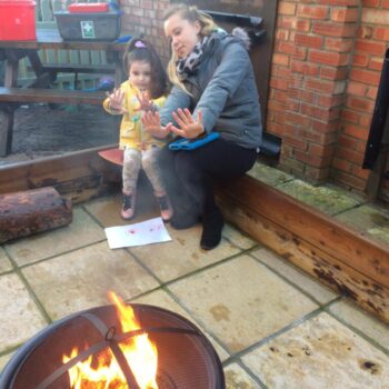 Fire Pit At Little Owls Babycare In Norfolk (6)