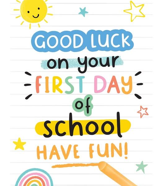 Good luck to all of our nursery little ones who are starting school today